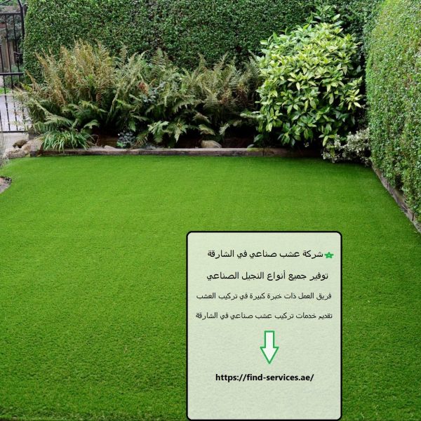 شركة عشب صناعي في الشارقة
